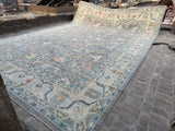 New Afghanistan Hand Knotted Oushak Design 22’8”x15’9”