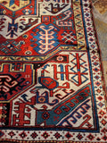 Antique Kasim Usag Kazak Oriental Rug