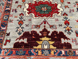 SOLD New Afghanistan Hand Knotted Antique Reproduction of 19th Century of NW Persian Bijar 11’9”x 8’11”