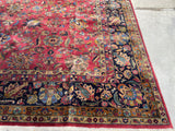 Antique Indian Tabriz Oriental Carpet 10’x 13’8”