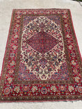 Pair of Antique Isfahan Oriental Rugs