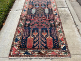 Antique Bakhtiari Hand Knotted Persian Oriental Rug 2’7”x 12’10”SOLD