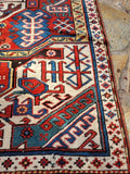 Antique Kasim Usag Kazak Oriental Rug