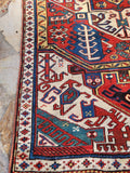 Antique Kasim Usag Kazak Oriental Rug