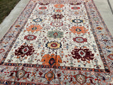 SOLD New Afghanistan Hand Knotted Antique Reproduction of 19th Century of NW Persian Bijar 11’9”x 8’11”