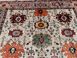 SOLD New Afghanistan Hand Knotted Antique Reproduction of 19th Century of NW Persian Bijar 11’9”x 8’11”