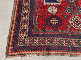 Antique Dated Fachrolo Caucasian Oriental Rug 4’4”x6’4” SOLD