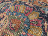 Antique Indian Tabriz Oriental Carpet 10’x 13’8”