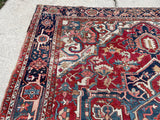 Antique Persian Karajeh Serapi Heriz Oriental Rug SOLD