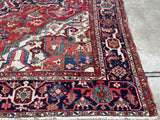 Antique Persian Karajeh Serapi Heriz Oriental Rug SOLD