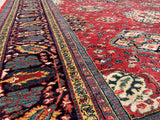 Persian Hand Knotted Ferahan Oriental Rug Square Size 9’1”x10’2”