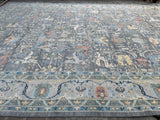 New Afghanistan Hand Knotted Oushak Design 22’8”x15’9”