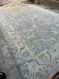 New Afghanistan Hand Knotted Oushak Design 22’8”x15’9”