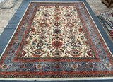 New Afghanistan Hand Knotted Antique Recreation of 19th Century Persian Oriental Rug 10’x 14’