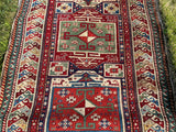 Antique Caucasian Surahani Runner 3’7”x 10’5” SOLD