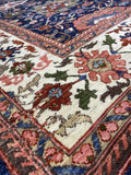 New Hand Knotted Antique Recreation of 19th Century Persian Mahal 8’11”x 12’3”