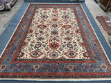 New Afghanistan Hand Knotted Antique Recreation of 19th Century Persian Oriental Rug 10’x 14’