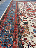 New Afghanistan Hand Knotted Antique Recreation of 19th Century Persian Oriental Rug 10’x 14’