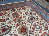 New Afghanistan Hand Knotted Antique Recreation of 19th Century Persian Oriental Rug 10’x 14’