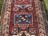 Antique Caucasian Surahani Runner 3’7”x 10’5” SOLD