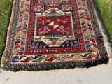 Antique Caucasian Surahani Runner 3’7”x 10’5” SOLD