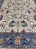 New Afghanistan Hand Knotted Antique Recreation of 19th Century Persian Garrus 11’6”x 18’