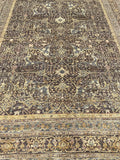New Afghanistan Hand Knotted Antique Tabriz Recreation 10’1”x 13’10”