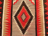 Antique Navajo Rug Large Size 4’4”x 8’1”  SOLD