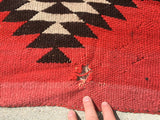 1890’s Early Transitional Late Classical Navajo Rug   5’x 7’10”