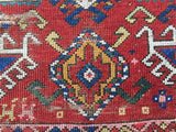 Antique Caucasian Fachrolo Oriental Rug.   3’8”x 5’7”   SOLD