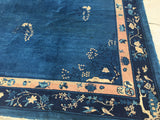 Antique Chinese Peking Oriental Rug.  SOLD 10’x 13’6”