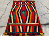 1890’s-1900’s Antique German Town Navajo Rug.   4’4”x 6’5” SOLD