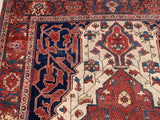1890's Antique Persian Hand Knotted Ferahan Oriental Rug. 4’3”x 6’9”               SOLD
