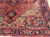 Antique Persian Heriz Oriental Carpet  9’3”x 12’7”     SOLD