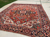 Antique Persian Serapi Karajeh Oriental Rug. 11’2”x 12’8”