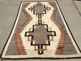 Vintage Large Navajo Rug   5’6”x 8’8” Sold