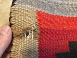 Antique Navajo Rug Large Size 4’4”x 8’1”  SOLD