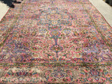 Antique Persian Yazd Oriental Carpet.  10’3”x 15’