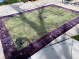 Antique Chinese Art Deco Hand Knotted Oriental Rug 14’5”x 9’9”       SOLD