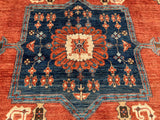 New Hand Knotted Afghanistan Reproduction Of 19th Century Bakhshayish