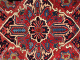 Antique Persian Heriz Oriental Carpet  9’3”x 12’7”     SOLD