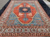 New Hand Knotted Afghanistan Reproduction Of 19th Century Bakhshayish