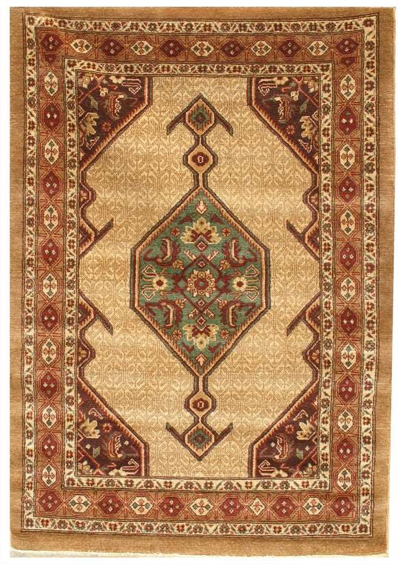 New Pakistan Hand-woven Antique Reproduction of a 19th Century Persian Serab Rug  4'1