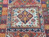 Antique Caucasian Fachrolo Oriental Rug.   3’8”x 5’7”   SOLD