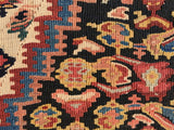 1900’s Super Fine Persian Senneh Kilim Flatweave. 4’3”x 6’7”