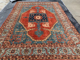 New Hand Knotted Afghanistan Reproduction Of 19th Century Bakhshayish