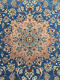 Vintage Persian Isfahan Oriental Rug  5’1”x 8’2”