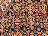 1900’s Super Fine Persian Senneh Kilim Flatweave. 4’3”x 6’7”