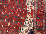 1890's Antique Persian Hand Knotted Ferahan Oriental Rug. 4’3”x 6’9”               SOLD