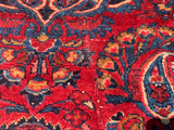 Antique Persian Lilihan Hand-Knotted Oriental Rug    5โ1โx 6โ4โ. SOLD
